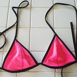 XS hot pink VS string bikini top